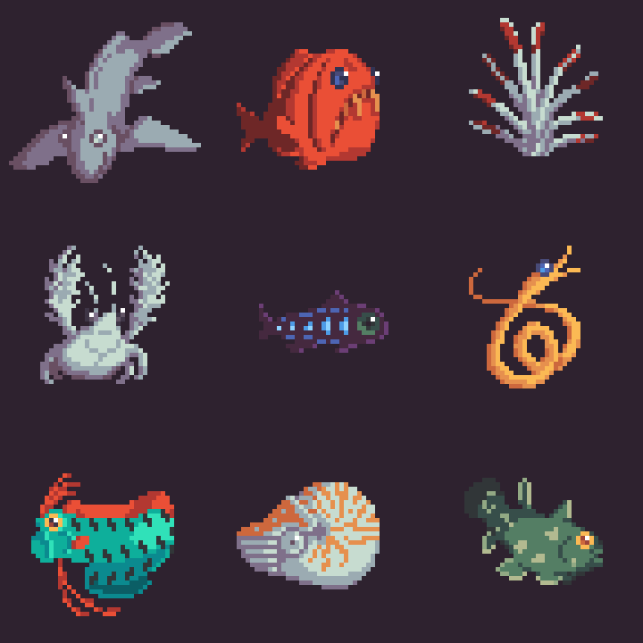 Deepsea Creatures Set 03