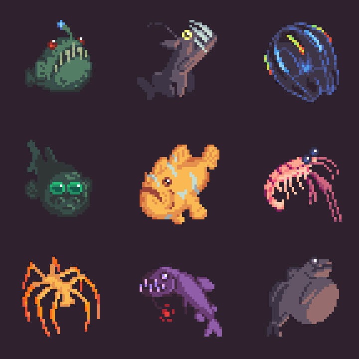 Deepsea Creatures Set 02