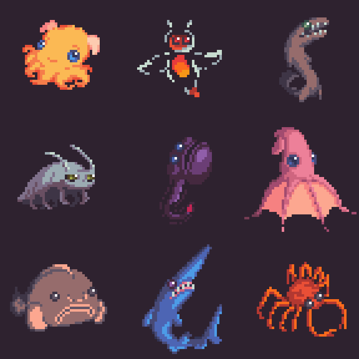 Deepsea Creatures Set 01